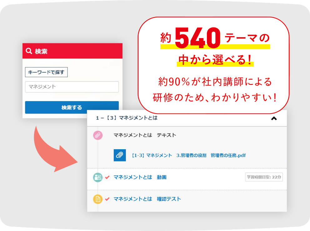 約540テーマの中から選べる!