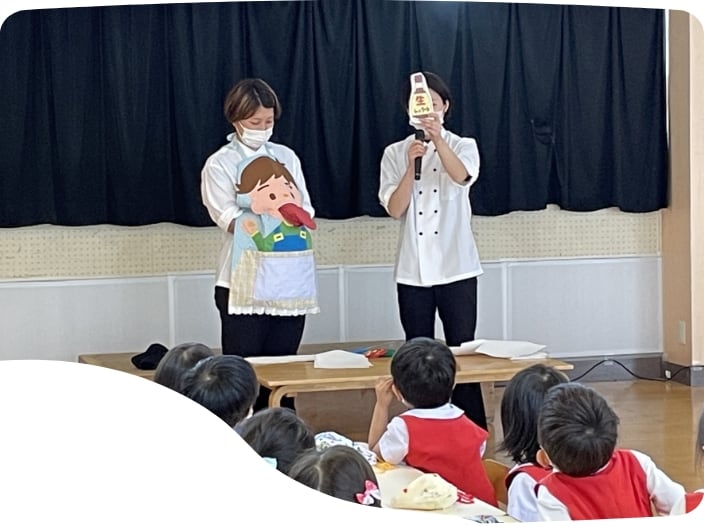 保育園・幼稚園・こども園の食育活動への協力